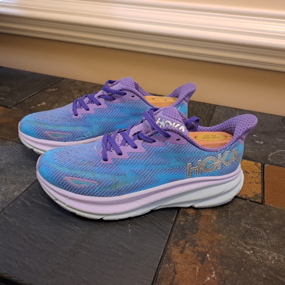 Hoka One One Clifton 9 Shoes Violet Lilac Women’s 7.5 B